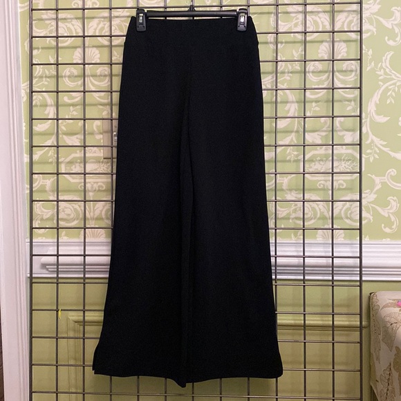 Black wide leg dress pants - Picture 1 of 4